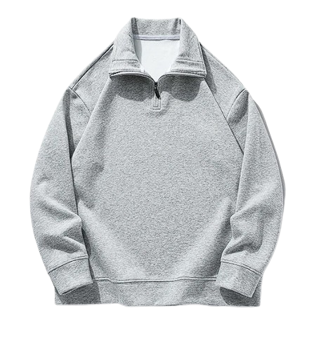 Half Zip-Up Sweatshirts